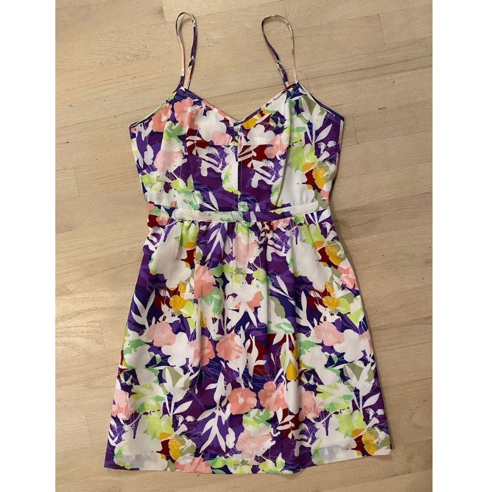 J. Crew Vibrant Floral Seaside Cami Dress size 4